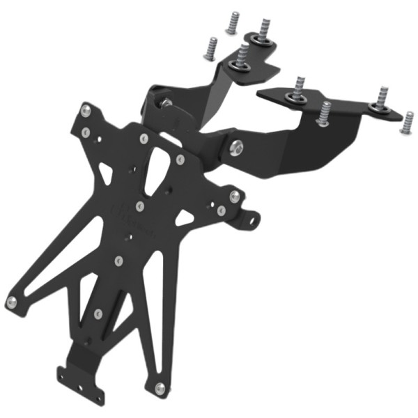 Support de plaque réglable LIGHTECH noir Suzuki SV650 - TARSU112