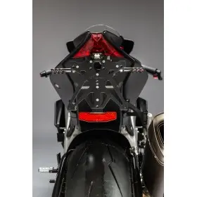 Support de plaque LIGHTECH réglable noir Aprilia RSV4