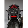 Support de plaque LIGHTECH réglable noir Aprilia RSV4
