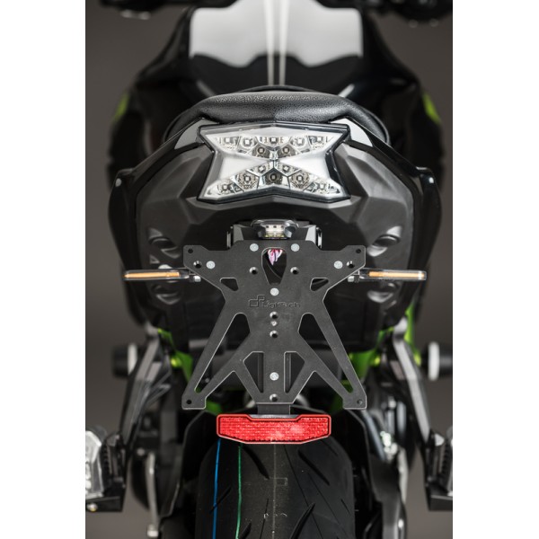 Support de plaque LIGHTECH réglable noir Kawasaki Z 650