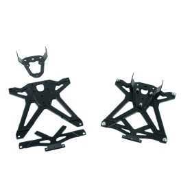 Support de plaque réglable LIGHTECH noir Yamaha MT-09