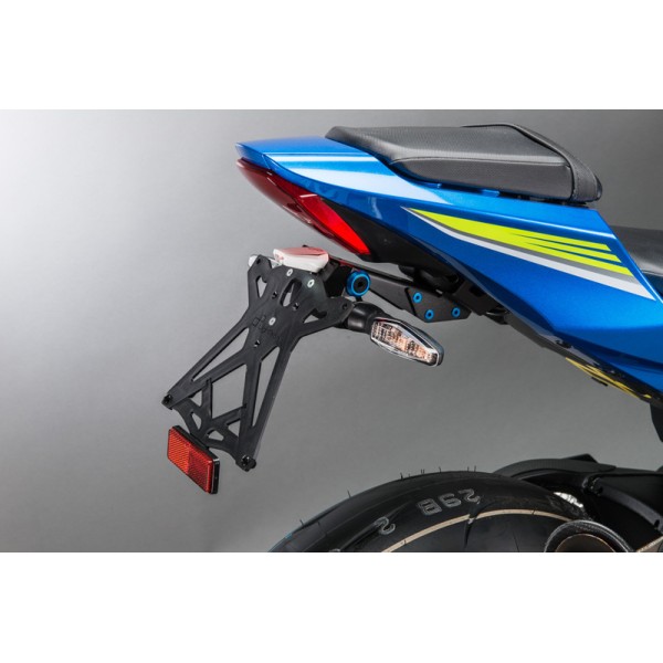 Support de plaque LIGHTECH réglable noir Suzuki GSXR 1000