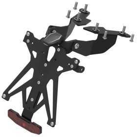Support de plaque LIGHTECH réglable noir Suzuki SV650