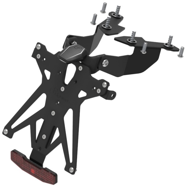 Support de plaque LIGHTECH réglable noir Suzuki SV650