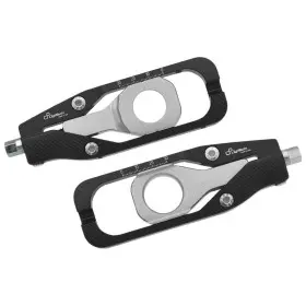 Tendeur de chaine LIGHTECH noir Kawasaki ZX6R - TEKA005NER