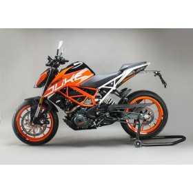 Support de plaque LIGHTECH réglable noir KTM Duke 125