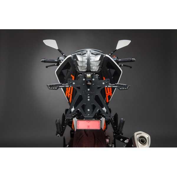 Support de plaque LIGHTECH réglable noir KTM Duke 125