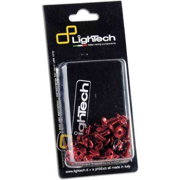 Kit vis de carénage LIGHTECH ergal rouge - Aprilia RS660