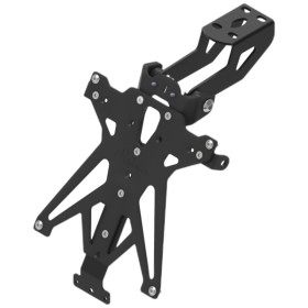 Support de plaque réglable LIGHTECH noir MV Agusta