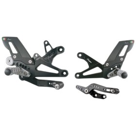 Commandes reculées fixe LIGHTECH sélection standard - Triumph Street Triple 765 RS