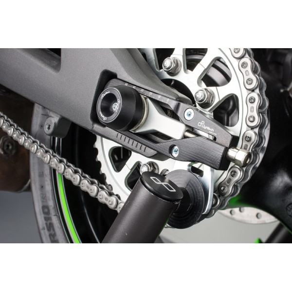 Tendeur de chaine LIGHTECH noir Kawasaki ZX10R - TEKA002NER