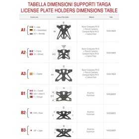 Support de plaque ajustable LIGHTECH