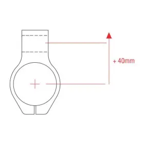 Guidons bracelet LIGHTECH +20mm - 10°