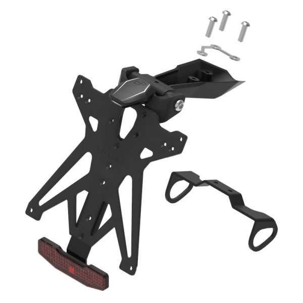 Support de plaque LIGHTECH réglable noir Yamaha R1