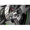 Protections fourche et bras oscillant (axe de roue) LIGHTECH noir Kawasaki Z1000 - ARKA104NER