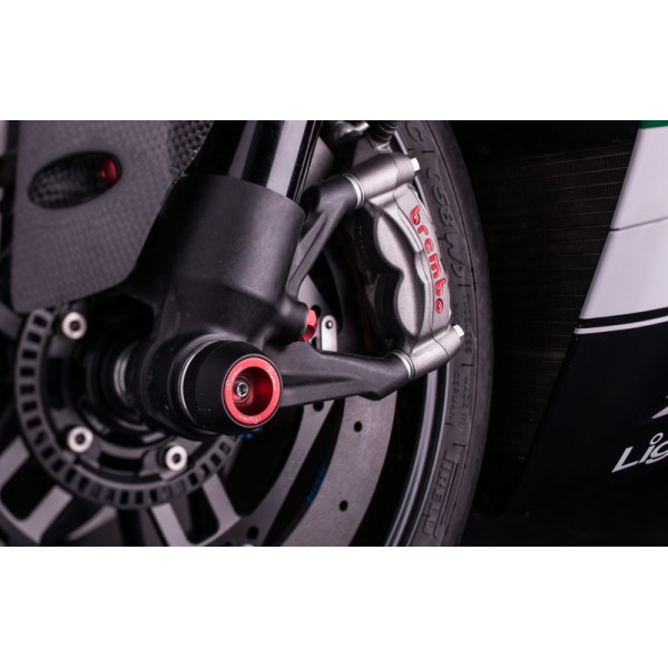 Protection de fourche et bras oscillant (axe de roue) LIGHTECH noir Ducati Panigale 1199
