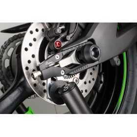 Protections fourche et bras oscillant (axe de roue) LIGHTECH noir Ducati Hypermotard 821 - ARDU104NER