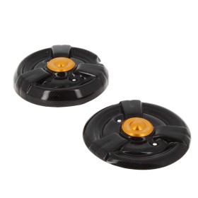 Couvre carter LIGHTECH carbone brillant or Yamaha T-Max 530