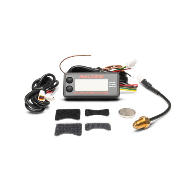 Compteur d\'heures digital MALOSSI Rapid Sens Systeme - RPM + Sonde