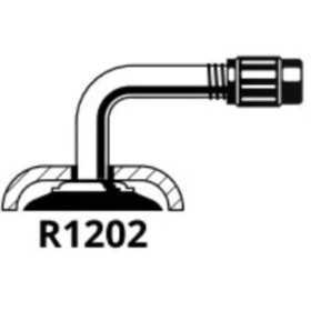 Chambre à air MICHELIN SCOOTER (8B 3 VALVE 1202) (51-90)) 3.50-8 , 4.00-8