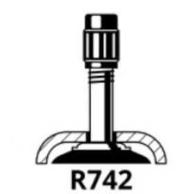 Chambre à air MICHELIN SCOOTER (8B 4 VALVE 742) 3.50-8 , 4.00-8