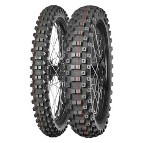 Pneu MITAS TERRA FORCE-MX MH 110/90-19 NHS 62M TT MEDIUM TO HARD RED GREEN