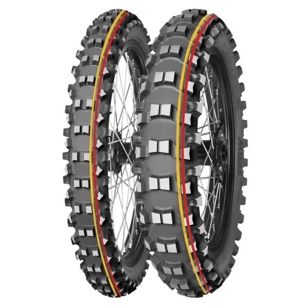 Pneu MITAS TERRA FORCE-MX SM 120/80-19 NHS 63M TT SOFT TO MEDIUM RED YELLOW