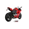 Silencieux MIVV Delta Race Slip-On acier inoxydable noir - Ducati Panigale V2