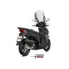 Silencieux MIVV Mover inox noir/casquette ABS noir Honda SH 300