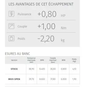 Silencieux MIVV GP Carbone casquette inox Honda CB500F