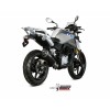 Silencieux MIVV Delta Race Steel Black/casquette carbone BMW G310GS