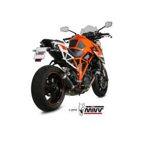Silencieux MIVV MK3 Steel Black/casquette inox KTM 1290 Superduke