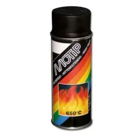 Peinture haute température MOTIP Noir - spray 400 ml