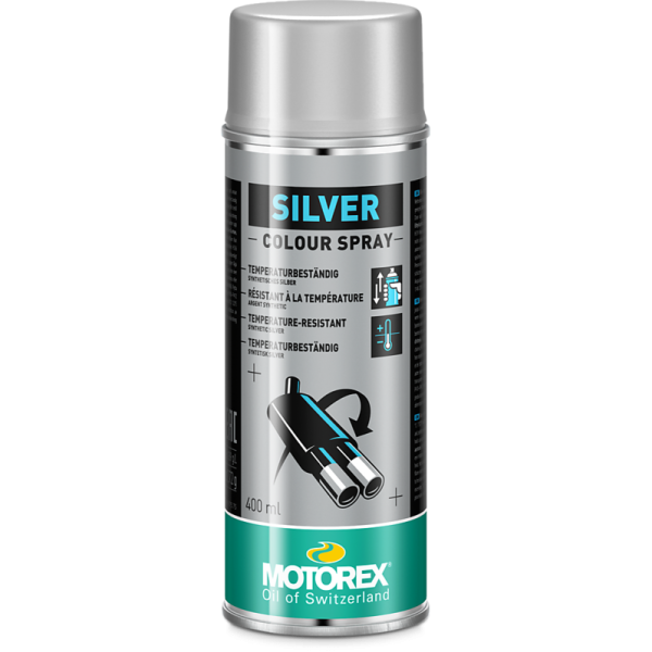Vernis argent MOTOREX Colour Spray - 400 ml