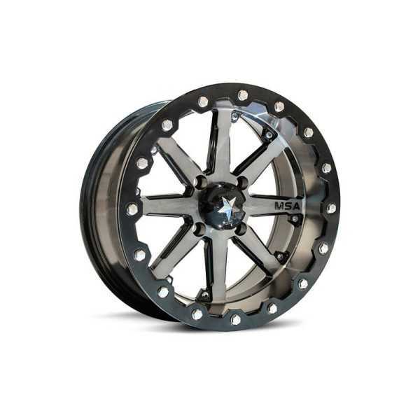 Jante MSA WHEELS M21 Lok Utility - argent/noir 15X7