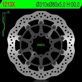 Disque de frein NG BRAKE DISC pétale flottant - 1213X