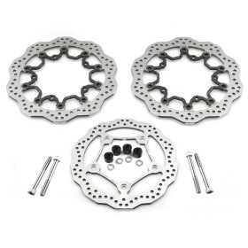 Kit disque de frein Oversize NG BRAKES rond flottant - T-Max 530/560 Radial