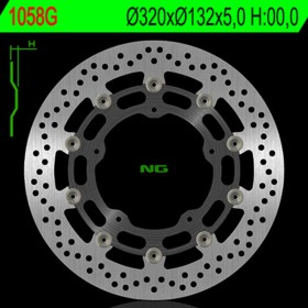 Disque de frein NG BRAKE DISC flottant - 1058G