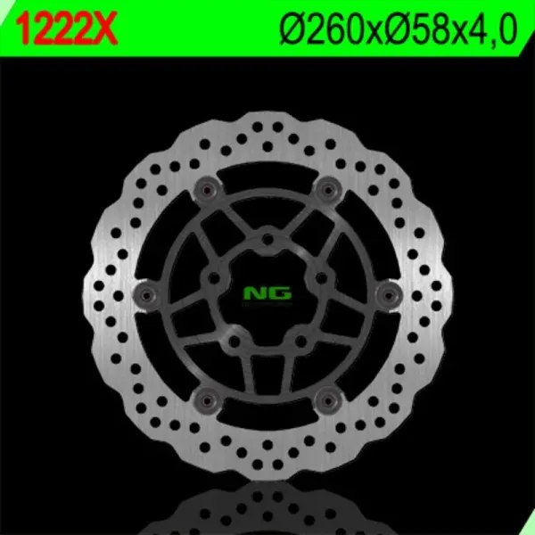 Disque de frein NG BRAKE DISC pétale flottant - 1222X