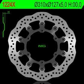 Disque de frein NG BRAKE DISC pétale flottant - 1224X