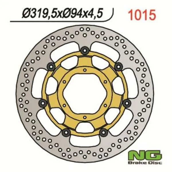 Disque de frein NG BRAKE DISC flottant - 1015