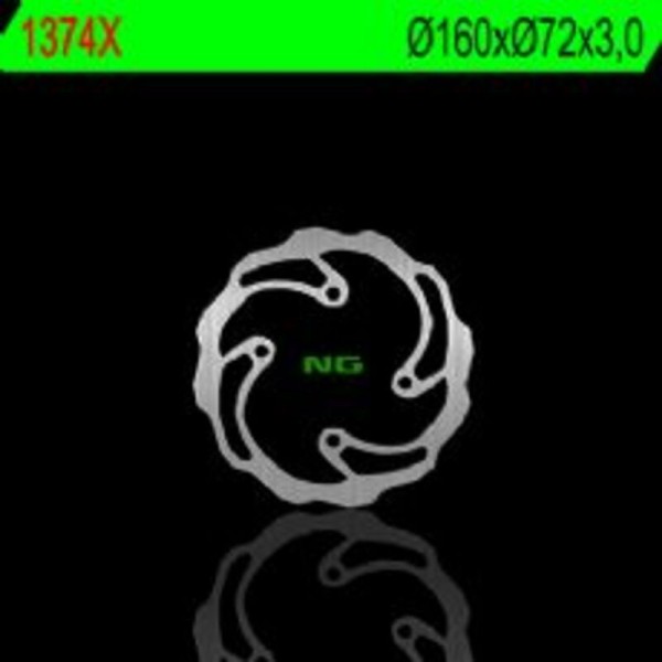 Disque de frein NG BRAKE DISC pétale fixe - 1374X