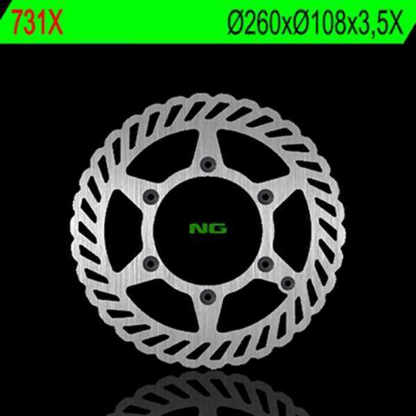 Disque de frein NG BRAKE DISC pétale fixe - 731X