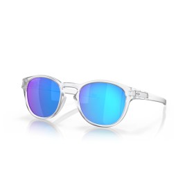 Lunettes de soleil OAKLEY Latch Matte Clear - verres Prizm Sapphire Polarized