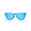 Lunettes de soleil OAKLEY Frogskins™ Hybrid Fabio Quartararo Signature Series Matte Acid Blue - verres Prizm Sapphire