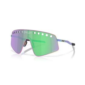 Lunettes de soleil OAKLEY Sutro TI Sweep - Polished Oil Slick écran Prizm Road Jade