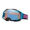 Masque OAKLEY Airbrake MX - Blue Wired écran Prizm MX Sapphire Iridium