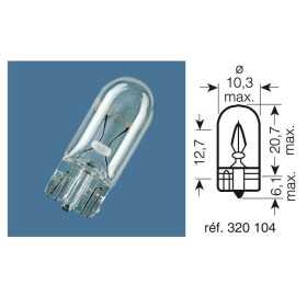 Ampoule OSRAM Original Line W3W 12V 3W - x10