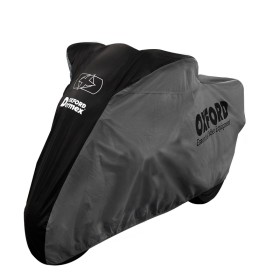 Housse de protection intérieur OXFORD Dormex noir/argent - moto / scooter - S