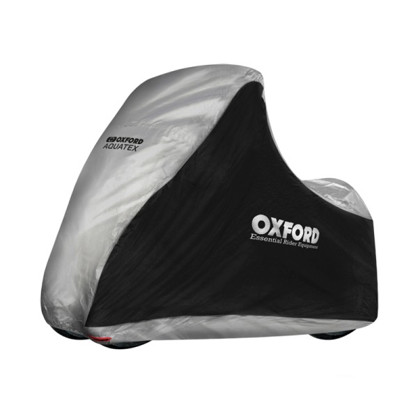 Housse de protection intérieur / extérieur OXFORD Aquatex noir/argent - scooter - MP3/3roues